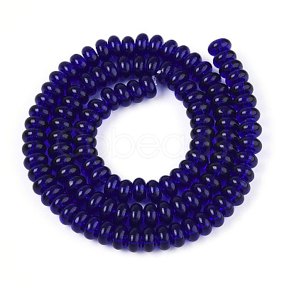Transparent Glass Beads Strands GLAA-ZX008-6mm-19F-1
