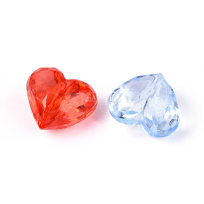 Transparent Acrylic Beads X-OACR-N150-38-1