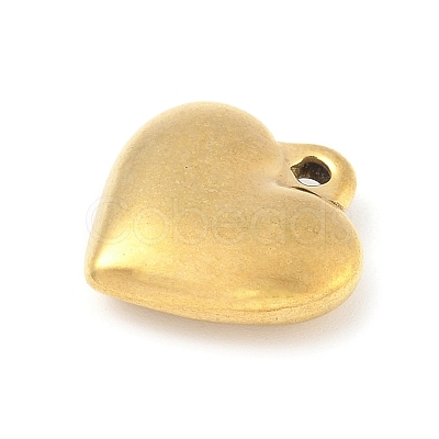 304 Stainless Steel Heart Pendants STAS-R162-01G-05-1