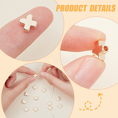 60Pcs Brass Beads KK-BC0015-38-1
