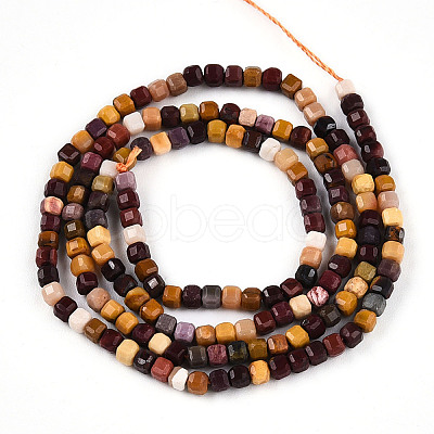 Natural Mookaite Beads Strands G-T141-69-1