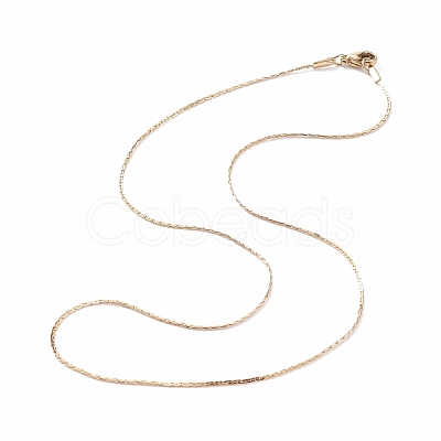 304 Stainless Steel Chain Necklaces MAK-L015-19G-1