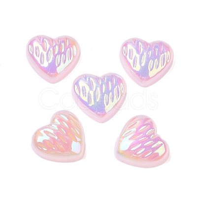 UV Plating Acrylic Cabochons OACR-H121-02E-1