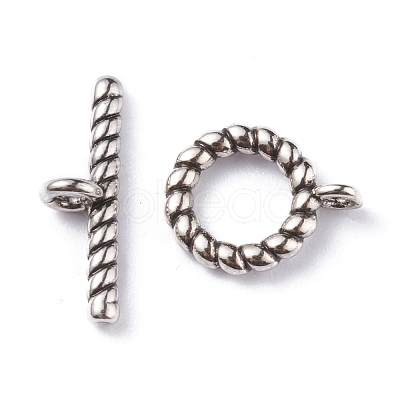 Brass Toggle Clasps KK-A149-18AS-1