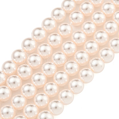 Glass Pearl Beads Strands HY-G002-01C-03-1