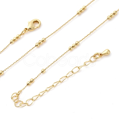 2MM Brass Round Ball Cable Chain Necklaces X-MAK-L045-01G-1