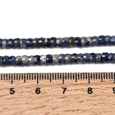 Natural Sodalite Heishi Beads Strands G-A299-A20-01-1