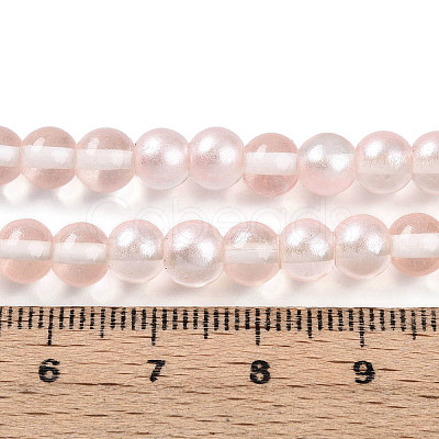 Baking Paint Transparent Glass Beads X1-DGLA-N011-6mm-03-1