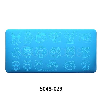 Stainless Steel Nail Art Templates Stamping Plate Set MRMJ-S048-029-1