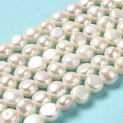 Natural Cultured Freshwater Pearl Beads Strands PEAR-E017-22-1