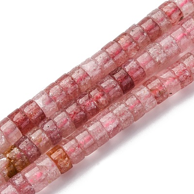 Natural Strawberry Quartz Beads Strands G-Z006-C50-1