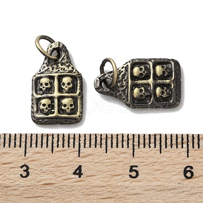 Tibetan Style Brass Pendants KK-M284-41AB-1