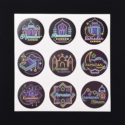 Lesser Bairam Theme Paper Stickers DIY-L063-A03-1