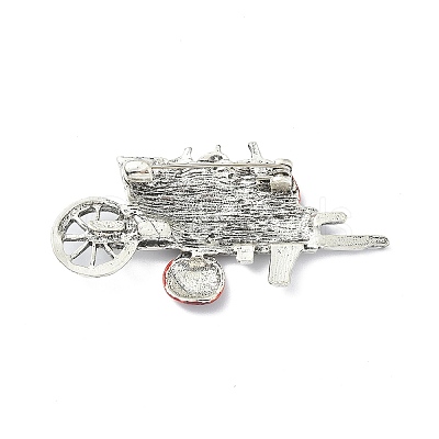 Alloy Glass Rhinestone Brooches JEWB-R017-13-1