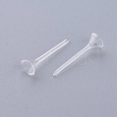 Plastic Stud Earring Findings KY-G006-02-4m-1