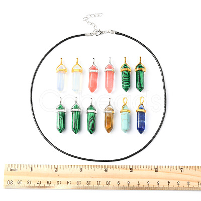 DIY Bullet Pendant Necklace Making Kit DIY-FS0003-97-1