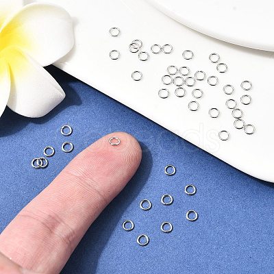 SHEGRACE Brass Open Jump Rings XGR0078P-12P-1