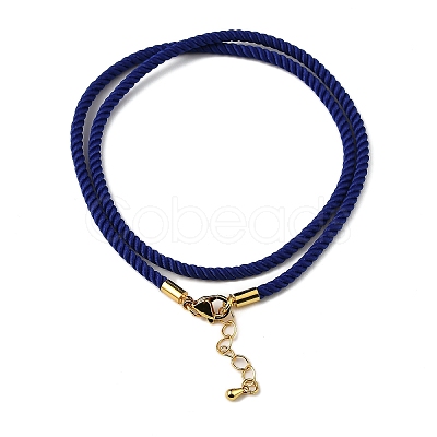 Nylon Milan Cord Necklace Making MAK-M028-01G-08-1