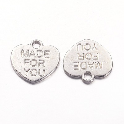 Tibetan Style Alloy Charms TIBEP-A9694-P-RS-1