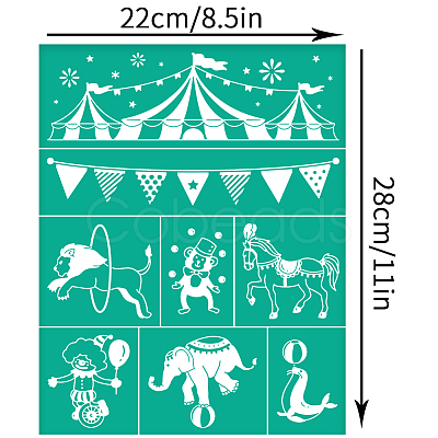 Self-Adhesive Silk Screen Printing Stencils DIY-WH0531-019-1