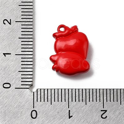 Baking Paint Zinc Alloy Pendants FIND-I070-02F-1