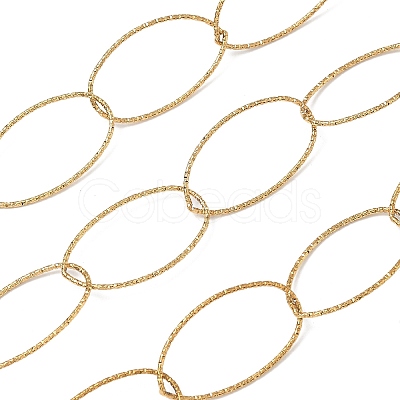 304 Stainless Steel Oval Link Chains CHS-C018-01A-G-1