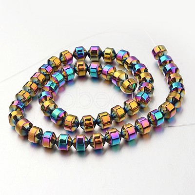 Electroplate Non-magnetic Synthetic Hematite Bead Strands G-F300-31B-02-1