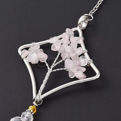 Teardrop Acrylic Beads Big Pendant Decorations HJEW-D029-01P-D-1