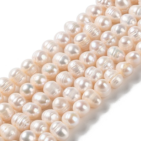 Natural Cultured Freshwater Pearl Beads Strands PEAR-E018-11-1