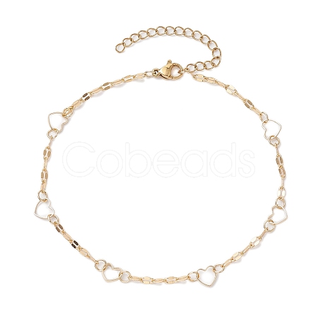 304 Stainless Steel Anklet AJEW-AN00608-1