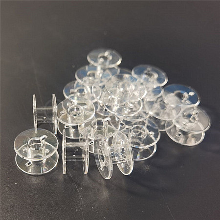 Transparent Plastic Bobbins PW22062474524-1