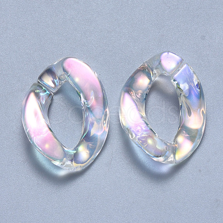 Transparent Acrylic Linking Rings X-OACR-S036-001A-D01-1
