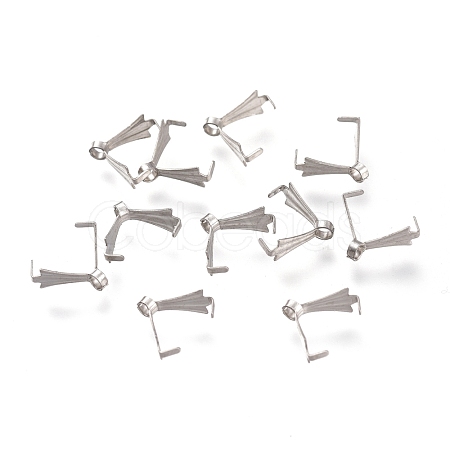 Tarnish Resistant 304 Stainless Steel Ice Pick Pinch Bails STAS-F263-01A-P-1