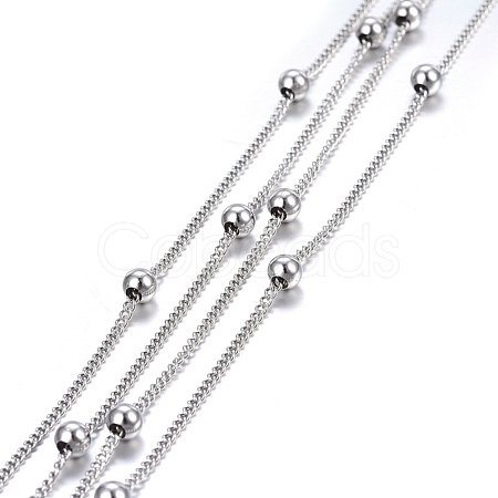 Tarnish Resistant 304 Stainless Steel Twisted Chains/Curb Chains CHS-H024-01P-A-1
