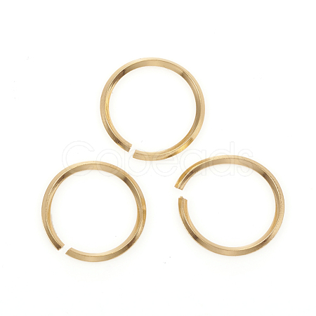 304 Stainless Steel Open Jump Rings STAS-G224-22G-08-1