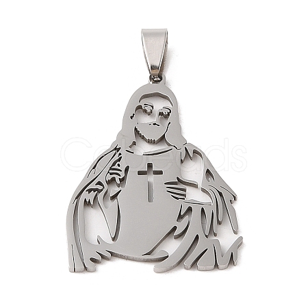 Non-Tarnish 201 Stainless Steel Pendants STAS-S126-07P-1