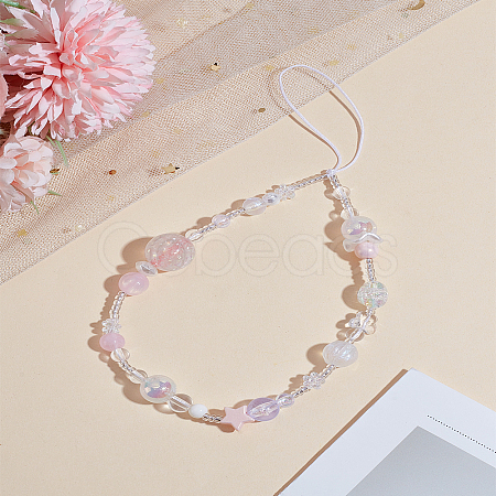 1Pc Acrylic Mobile Straps for Women AJEW-LP0004-90-1