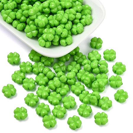 200Pcs Opaque Acrylic Beads SACR-YW0002-07-1