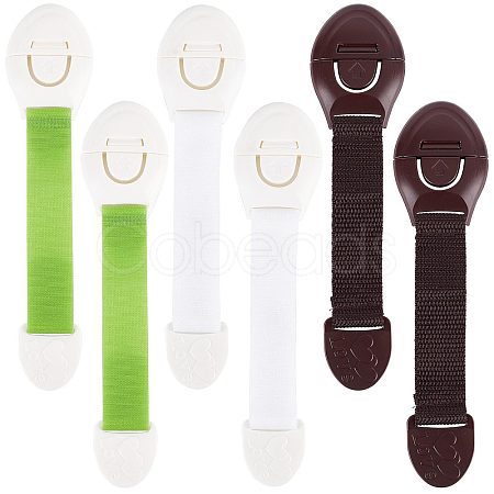 Gorgecraft 12Pcs 3 Style PVC ABS Baby Proofing Child Safety Locks AJEW-GF0003-32-1