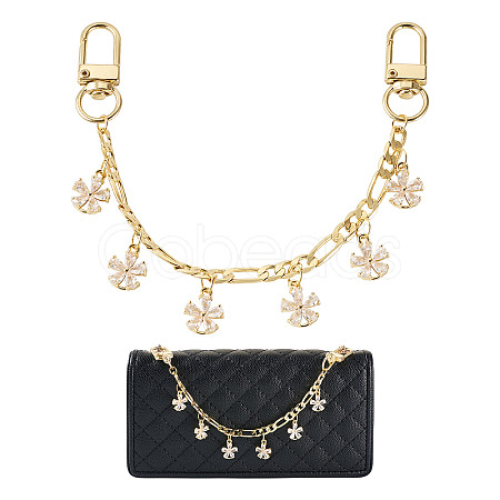 Brass Figaro Chains Bag Strap AJEW-TAC00040-1