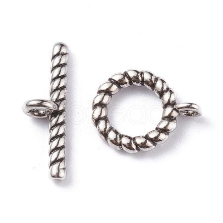 Brass Toggle Clasps KK-A149-18AS-1