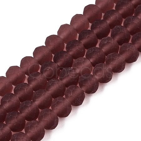 Transparent Glass Beads Strands X-EGLA-A044-T6mm-MD13-1
