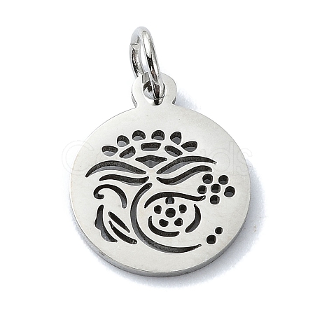 Non-Tarnish 304 Stainless Steel Charms STAS-C097-46P-04-1