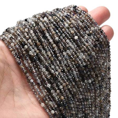 Natural Iolite Beads Strands G-RM2025-22-3mm-1