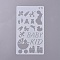 Plastic Drawing Stencil, Drawing Scale Template, For DIY Scrapbooking, White, 17.9x10.2x0.04cm