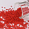 11/0 Grade A Baking Paint Glass Seed Beads, Round, Salmon, 2.3x1.5mm, Hole: 1mm, about 5300pcs/50g