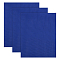 14CT Cross Stitch Canvas Cotton Embroidery Fabric, Aida Cloth, DIY Handmade Sewing Accessories Supplies, Rectangle, Blue, 450x353x0.5mm