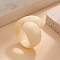 Resin Finger Rings for Women, Old Lace, Inner Diameter: 17mm