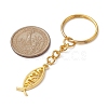 Brass & Tibetan Style Alloy Keychain KEYC-JKC00555-02-3