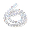 Synthetic Moonstone Beads Strands G-E573-02C-14-2